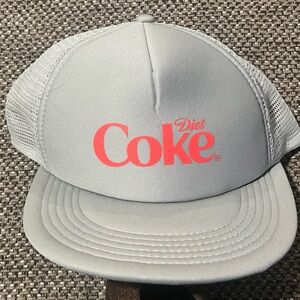 Coca-cola Grey Diet coke Baseball trucker hat